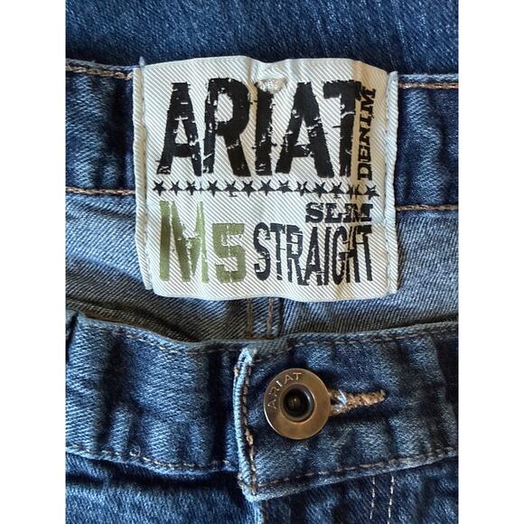 Ariat Men's M5 Slim Straight Durham Legacy Stretch Jeans Size 36x36 - Picture 9 of 11